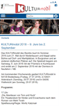 Mobile Screenshot of kulturmobil.de